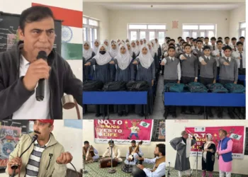 Nasha Mukt J&K Abhiyan; DIPR’s Cultural Unit Srinagar organizes Awareness Programme at BHS Theed