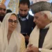 Bihar Governor Arif Mohammed Khan, Dr Darakhshan Andrabi pay Obeisance at Hazratbal Dargah