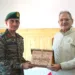 Major General Praveen Chhabra calls on Lt Governor Kavinder Gupta