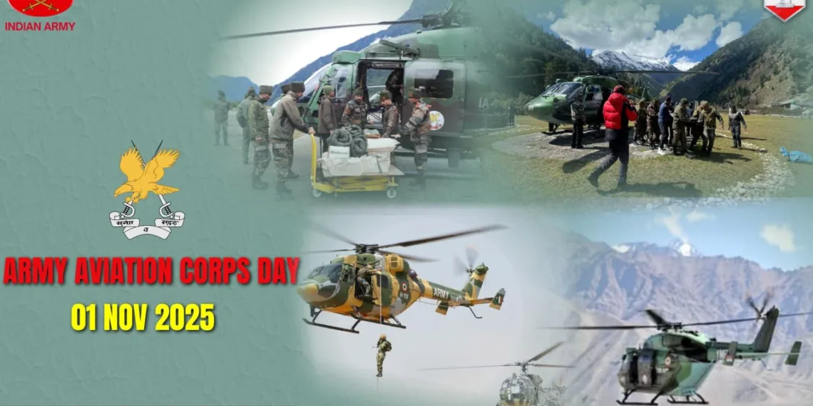 Indian Army’s White Knight Corps Pays Tribute to Sky Warriors on Army Aviation Corps Day