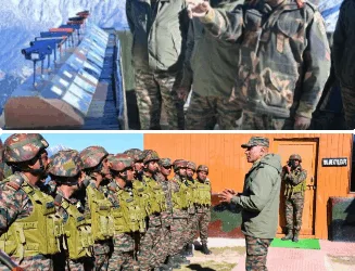 Lt Gen Pratik Sharma Reviews Anti-Infiltration Grid Along LoC in North Kashmir