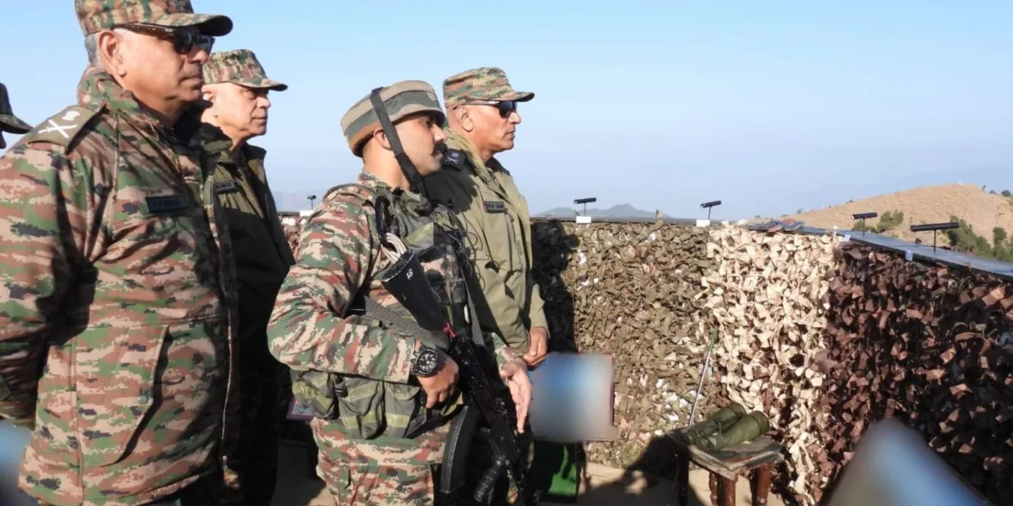 Army Commander Reviews Security Readiness in Poonch; Praises Troops for Professional Excellence