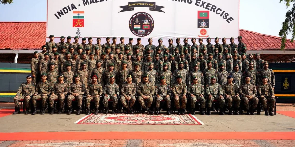 India-Maldives Joint Military Exercise ‘Ekuverin’ Concludes, Strengthens Counter-Terror Cooperation