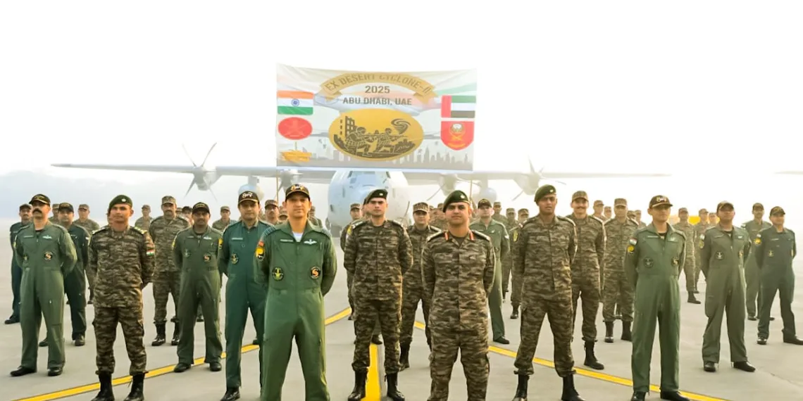 Indian Army Contingent Departs for India-UAE Joint Exercise DESERT CYCLONE-II 2025