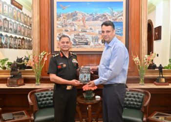 Army Chief receives Rahul Pandit’s book on information warfare and digital conflict