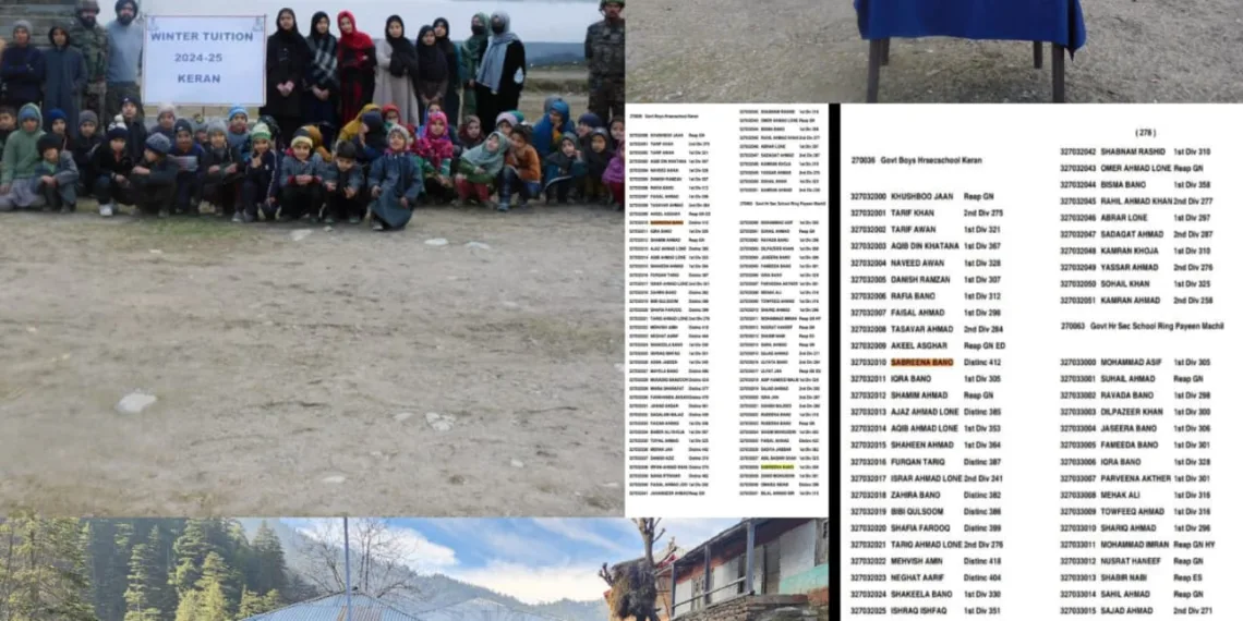 Indian Army’s Rashtriya Rifles Battalion, Keran, Achieves 90% Success Rate Through Winter Tuition Initiative