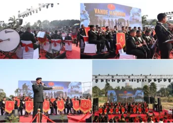 “Indian Army Symphony Band Strikes Patriotic Chords with ‘Vande Mataram’ Performance at Connaught Place”