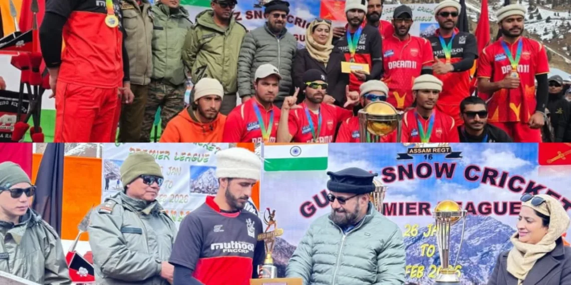 Indian Army’s Snow Cricket Tournament Concludes in Snowbound Gurez; Chorwan Clinch Title