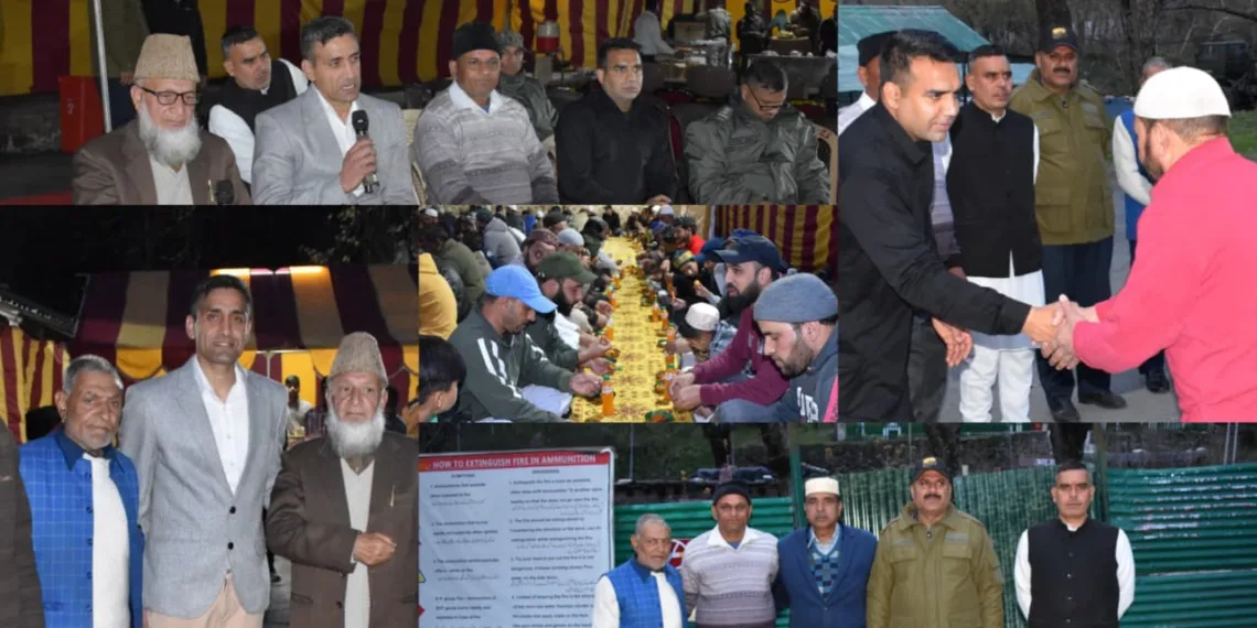 Army Organises Grand Iftar with Locals in Karnah Border Area
