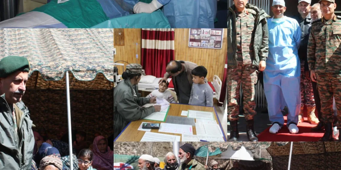 Indian Army Conducts Mega Eye, Medical and Dental Camp at Tangdhar Under Op Sadbhavana