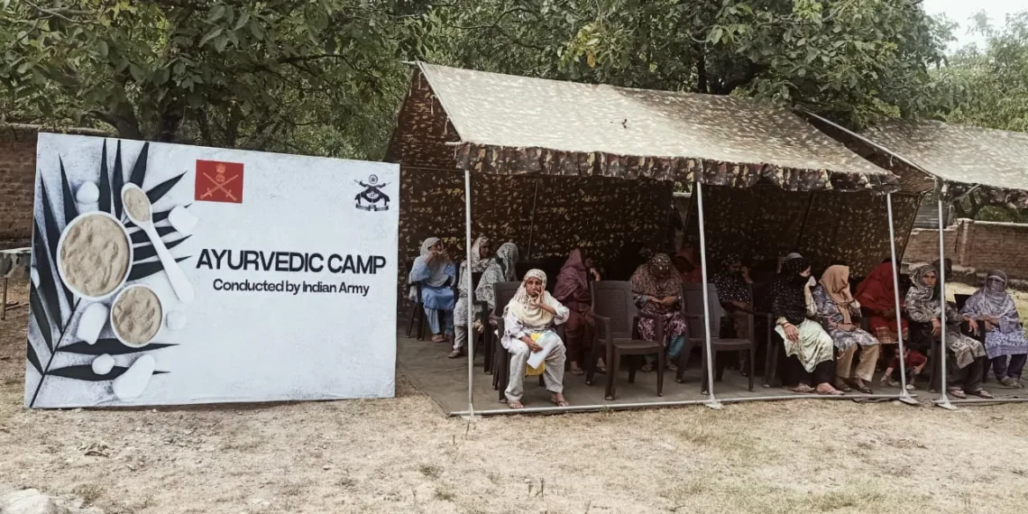 INDIAN ARMY ORGANISES AYURVEDA MEDICAL CAMP – BRINGING ANCIENT HEALING TO THE COMMUNITY