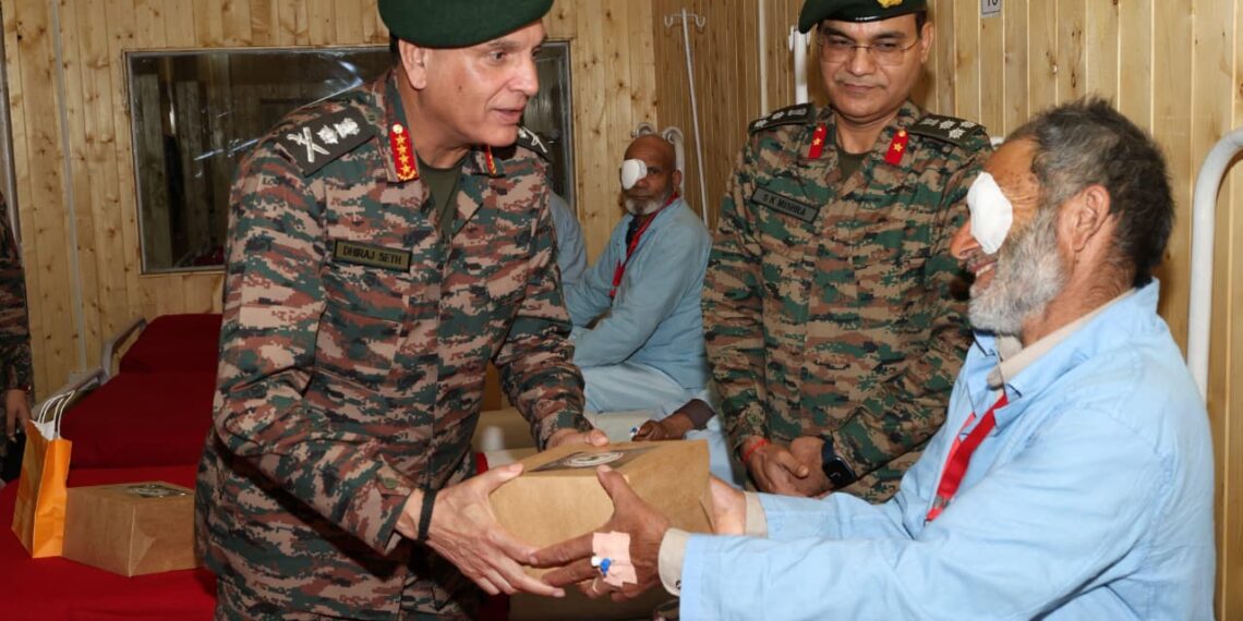220 People Regain Vision As Mega Eye Surgical Camp Held In Tangdhar; LG Sinha hails Armed Forces