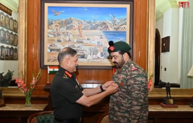 Army Chief Honours Lt Col (Hony) Mohanlal for His Bond with Armed Forces, Philanthropic Work