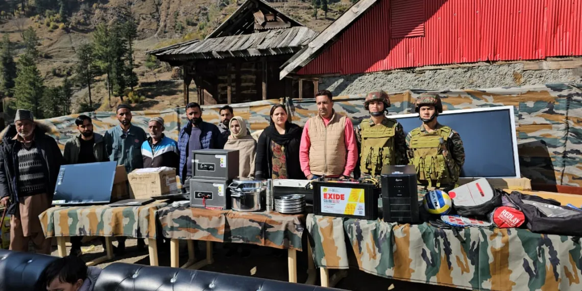 INDAIN ARMY INITIATES EDUCATIONAL UPLIFTMENT IN BORDER AREA OF J&K