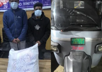 Drug Menace Hit Hard: Sopore Police Nab Two Peddlers, Recover Poppy Straw at Busy Main Chowk