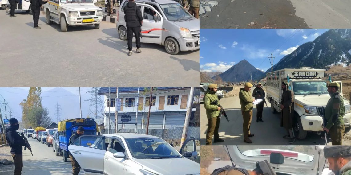 Bandipora Police Conducts Extensive Vehicle Checking Drives Across District