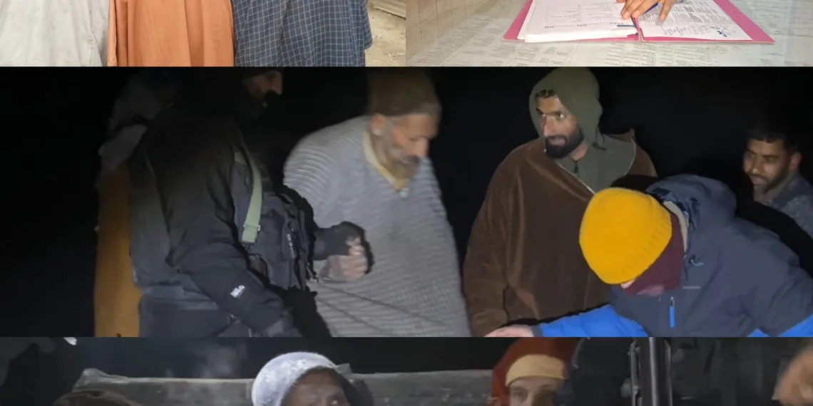 Bandipora Police Rescued Fishermen Stranded in Wullar Lake During Night Operation