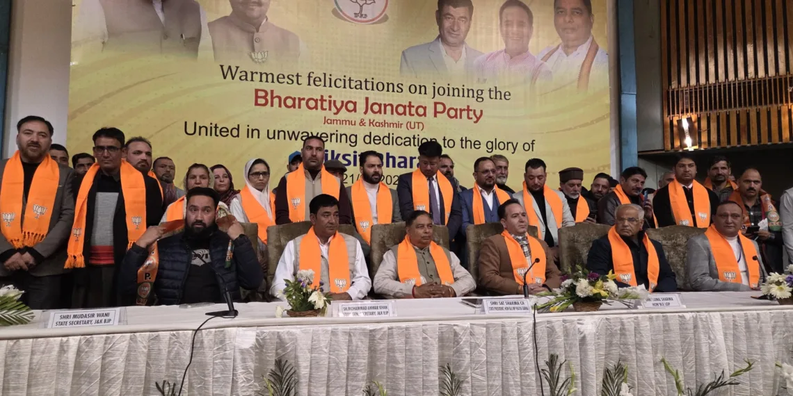 BJP Strengthens Base in Kashmir; DDCs, BDCs, Political leaders, and former Councillors Join Party