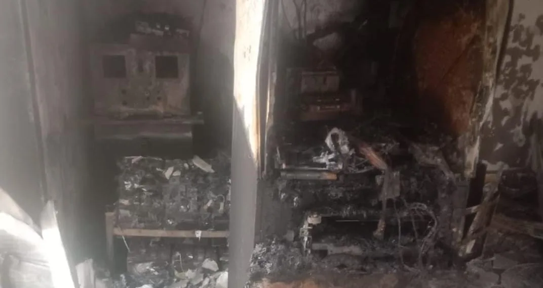 Early Morning Blaze Guts ATM Kiosk in Rainawari, Car Damaged