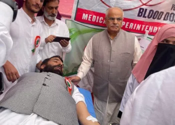 BJP Holds Blood Donation and Free Medical Camp in Kupwara During Seva Pakhwada