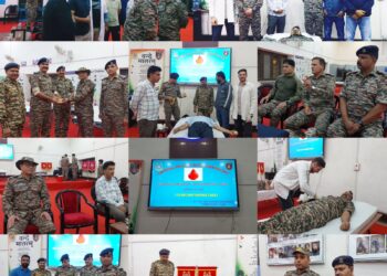 National Voluntary Blood Donation Day Observed at 179-Bn CRPF Headquarters Sopore