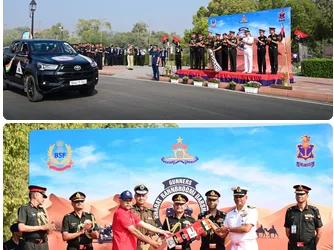 Army Chief Gen Upendra Dwivedi Flags In 3,400-Km ‘Bharat RanBhoomi Darshan’ Expedition at National War Memorial