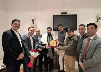 World Brahmin Federation Delegation Calls on Satish Sharma in New Delhi