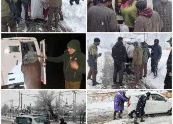 Budgam Police Lead Rescue Ops Amid Heavy Snowfall, Evacuate Pregnant Women and Stranded Nomads