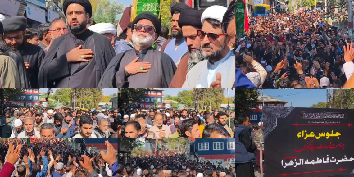 Mourning Procession Held in Budgam on Ayyam-e-Fatimiyyah; Aga Hassan Emphasises Following the Seerah of Hazrat Fatimah (AS)