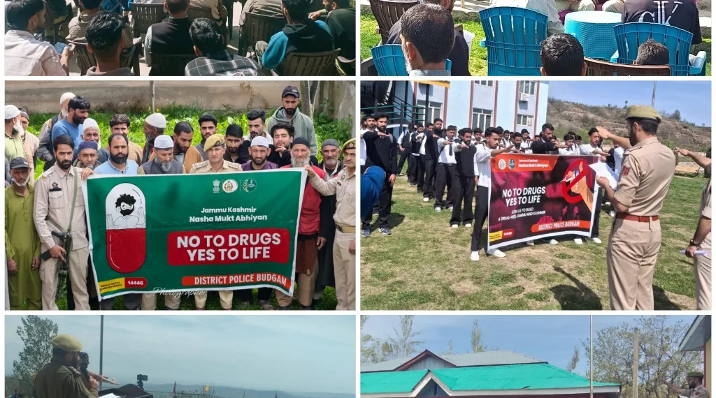 Budgam Police Take Anti-Drug Campaign to Grassroots; PCPG Meetings Held Across Villages