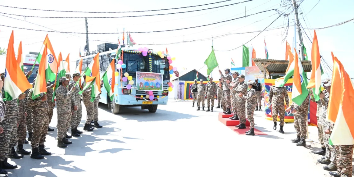 CRPF Flags Off ‘Bharat Darshan’ Tour for Budgam Youth, Promotes National Integration
