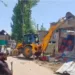 Bulldozer Action in Kulgam: Police Demolish Drug Peddler’s Property in Major Anti-Narcotics Crackdown