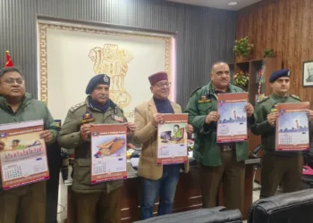 DIG JSK Range Unveils J&K Police Calendar-2026 Highlighting Social Responsibility Through Cartoons