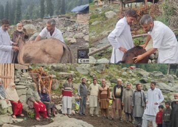 Awareness-cum-Veterinary Camp Organised at Gagdari Behak; Farmers Sensitised on Livestock Health and Government Schemes