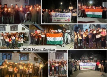 Candlelight Marches Held Across North Kashmir to Condemn Red Fort Terror Incident