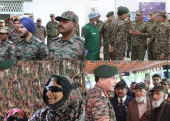 COAS جنرل دھیراج سیٹھ نے اگلے مورچوں میں آپریشنل تیاریوں کا جائزہ لیا، تانگدھار میں آپریشن درشتی میگا آئی سرجیکل کیمپ کا دورہ
