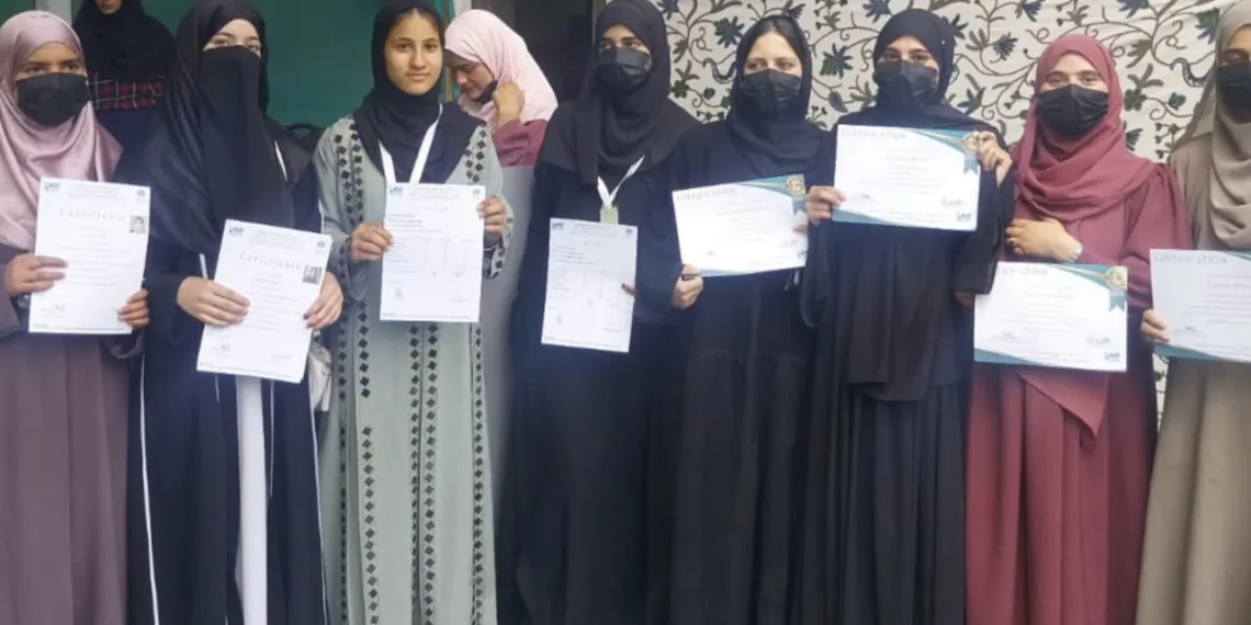 Certificate Distribution Ceremony Held at Anhad Community Resources Centre, Kumeriyal Kupwara