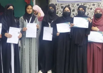 Certificate Distribution Ceremony Held at Anhad Community Resources Centre, Kumeriyal Kupwara