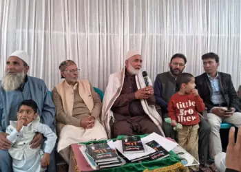 عرس تقریبات کے درمیان شان حیدر، نامی تصنیف، اجراء، چرارشریف میں خاص ادبی نشست کا انعقاد کیا گیا تھا۔