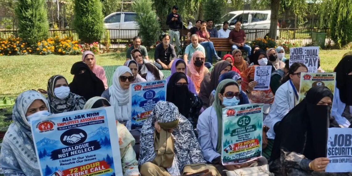 NHM Employees’ Strike Continues For Sixth Day At Hajin CHC