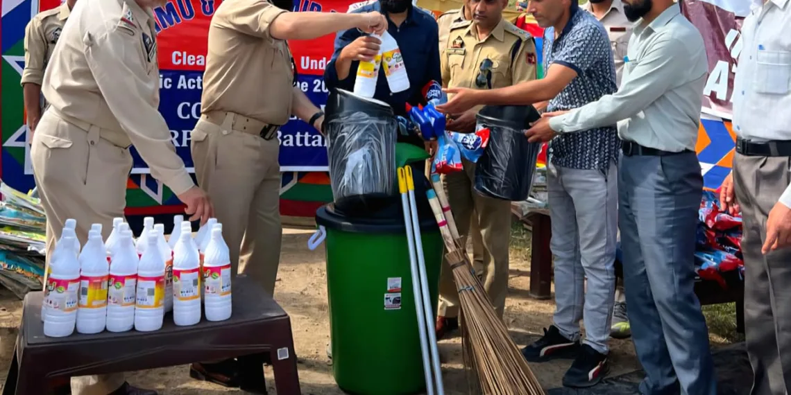 IRP-21st Battalion Leads Cleanliness Drive in Bandipora Village