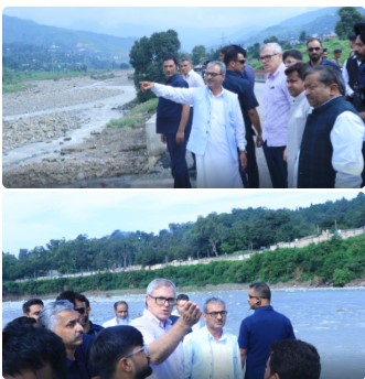CM Omar Abdullah Announces Enhanced Relief for Rajouri Flood Victims, Assures Land, Ration and Rehabilitation