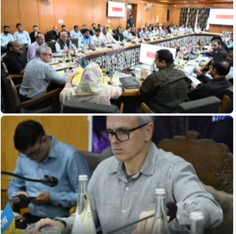 CM Omar Abdullah Reviews Developmental Works In Pulwama
