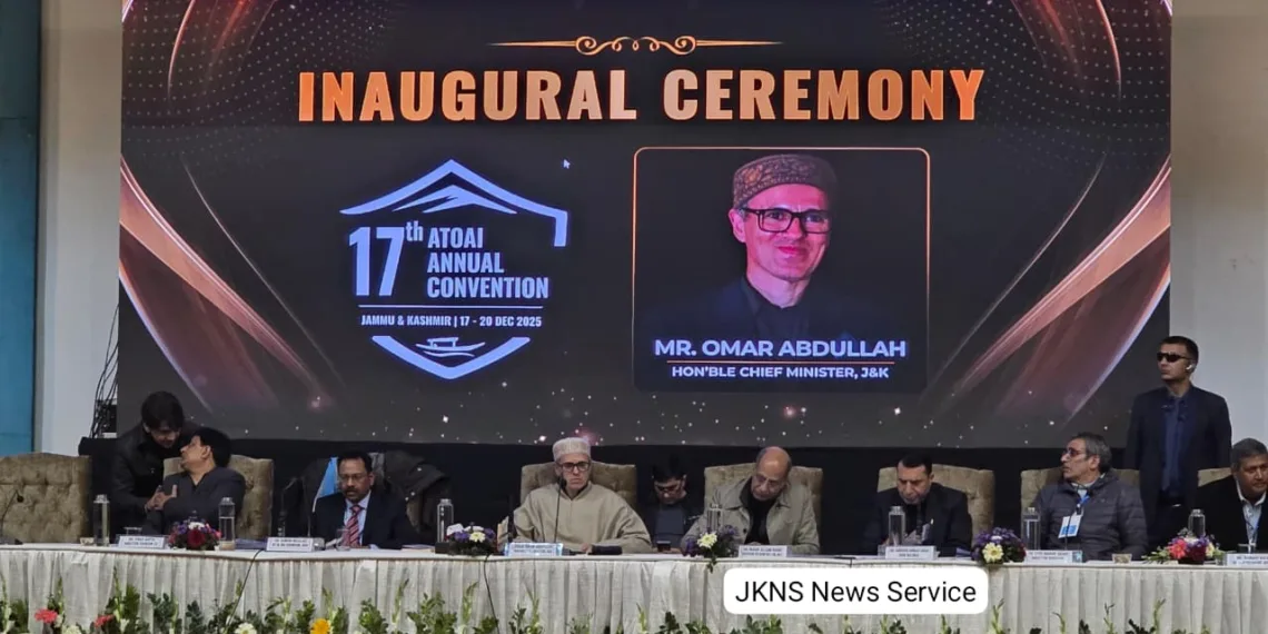 “No Snow, No Gulmarg: CM Omar Sounds Climate Alarrm at 17th ATOAI Annual Convention at SKICC, Srinagar
