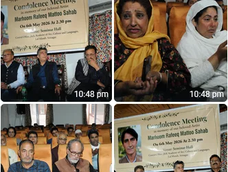 Artists, Peers Mourn Demise of Rafeeq Mattoo, Condolence Meet Held at Cultural Academy Srinagar