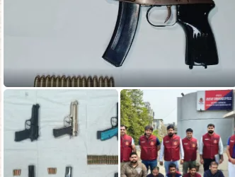 Crime Branch Busts International Arms Racket Linked to Pakistan, Nepal, Bangladesh; 10 Arrested