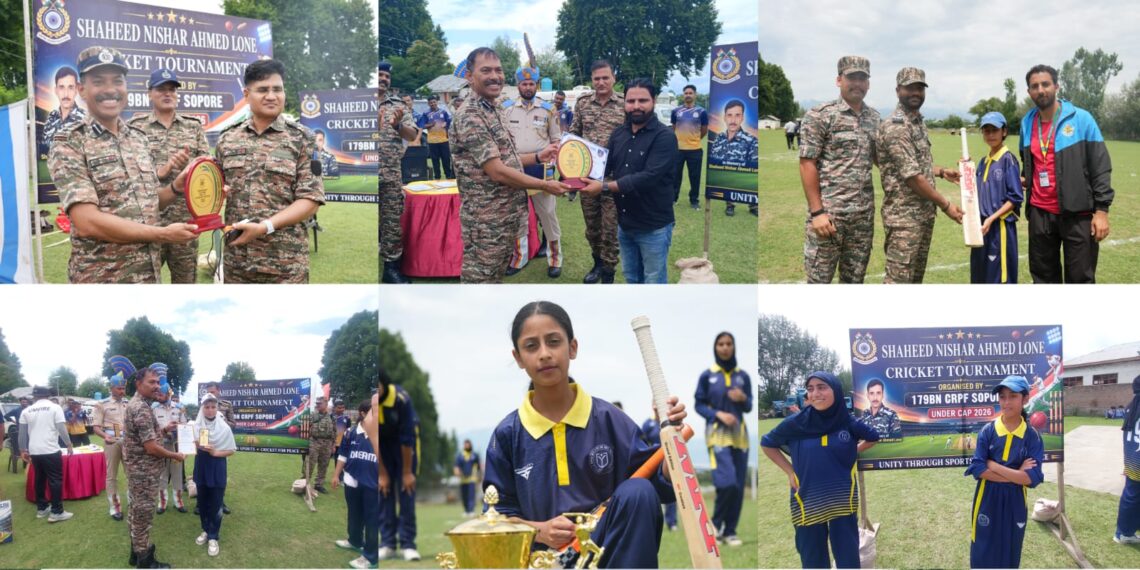 179-BN CRPF concludes girls circket tournament in Sopore, SRM Welkin emerges victorious
