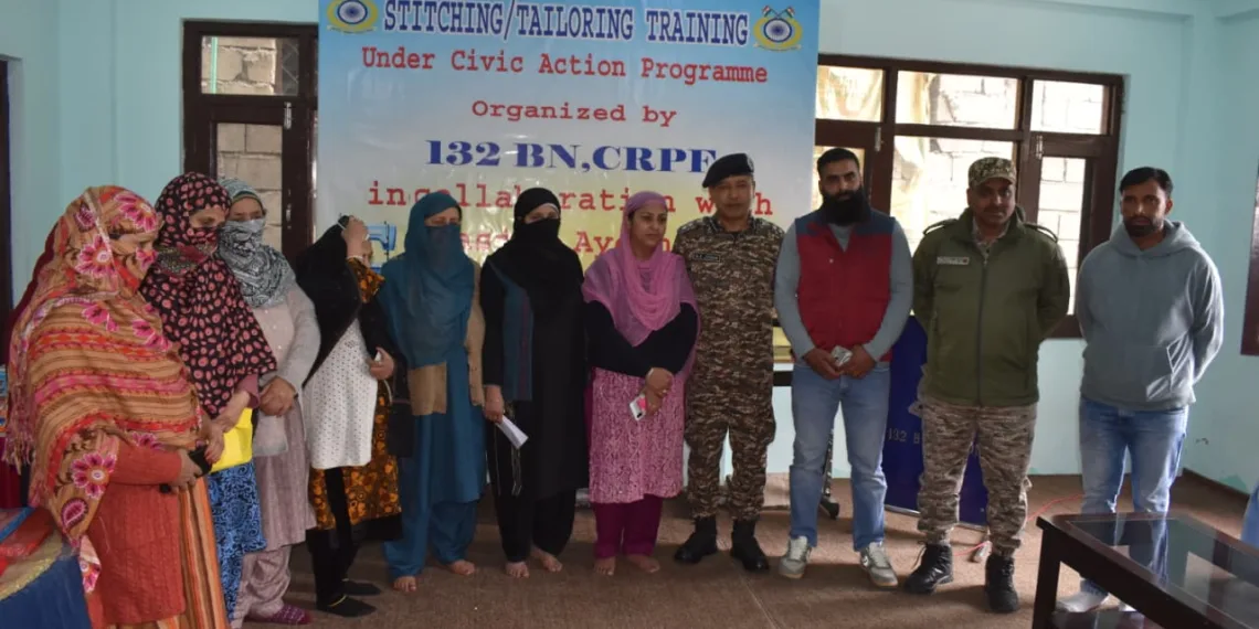 CRPF Launches Skill Drive in Srinagar, Empowers Women Through Tailoring Training Programme