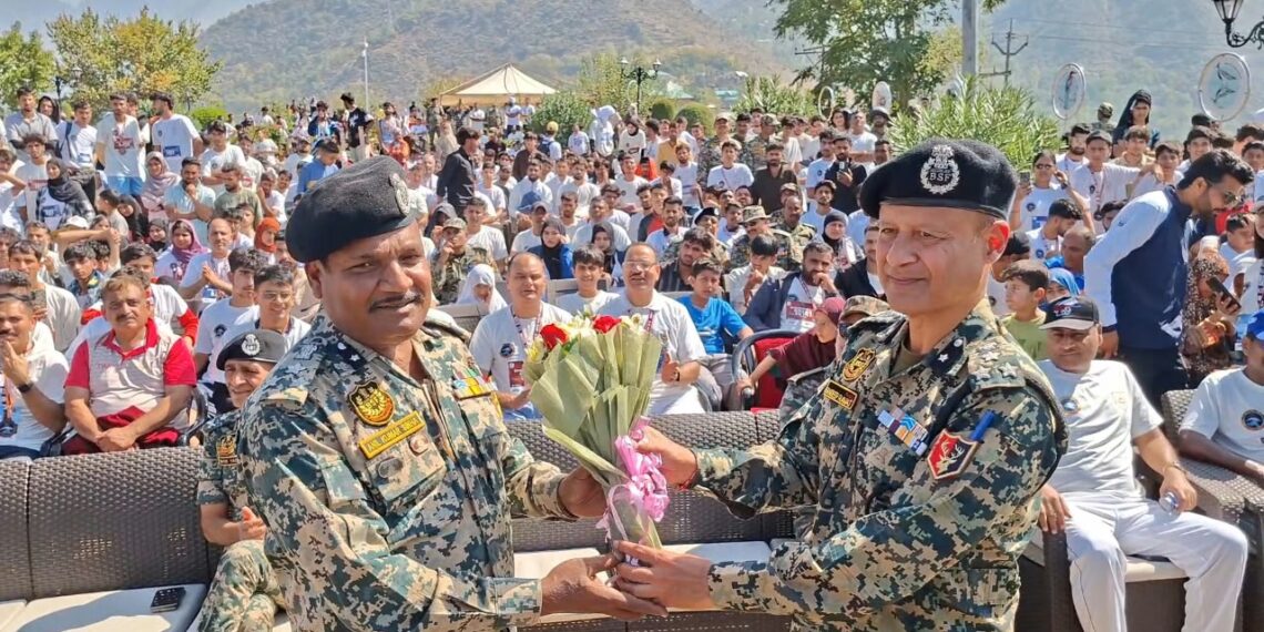 BSF Organises Wullar Marathon 3.0 in Bandipora to Promote Fitness and Protect Wular Lake