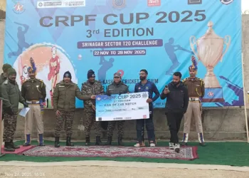 Day 3 of 3rd Edition CRPF Cup 2025 Sees Thrilling Action Across Srinagar Venues